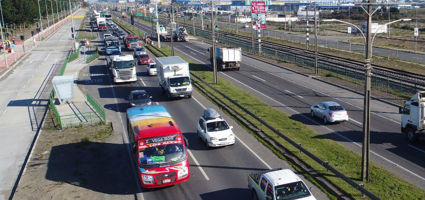 Ampliación de terceras vías en Ruta 160 incluirá una vía exclusiva para el transporte público