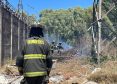 Incendio de pastizales en Concepción afecta a subestación eléctrica de EFE