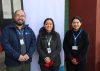 Felipe González, director médico de Clínica Andes Salud Puerto Montt; María Cristina Cardemil, Subdirectora Área de Salud de Desafío Levantemos Chile.; y Romina Barrientos, tecnóloga médica de Otorrinolaringología del Servicio de Salud Chiloé lideraron el operativo médico en Ancud, Chiloé.